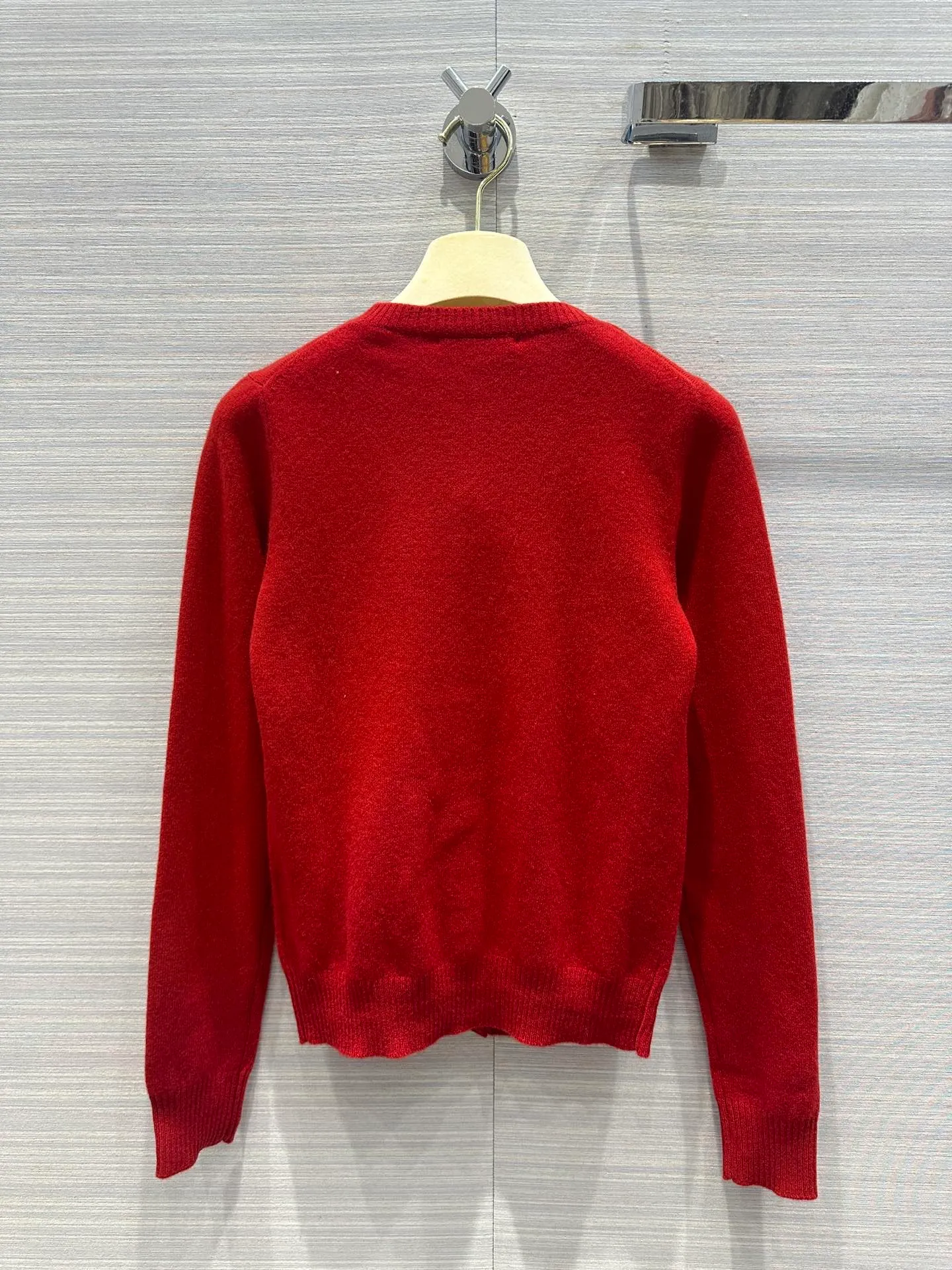 2024 New Spring Milan Runway Sweaters O Neck Long Sleeve Women's Sweater High End Jacquard Cardigan Designer Tops 0122-9