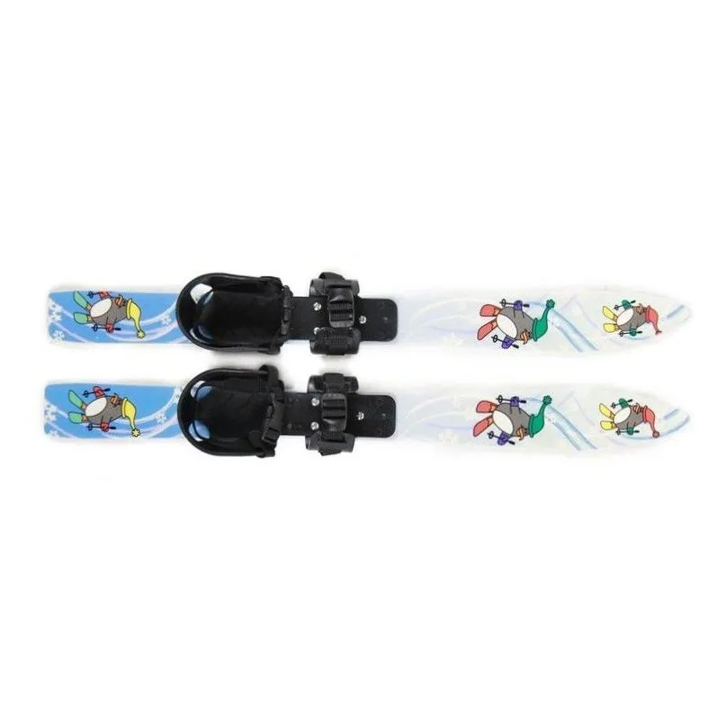 68*6cm popular small size youth kids ski set board skiing snowboard bindings with ski pole outdoor sports childrens day gift blue lo031