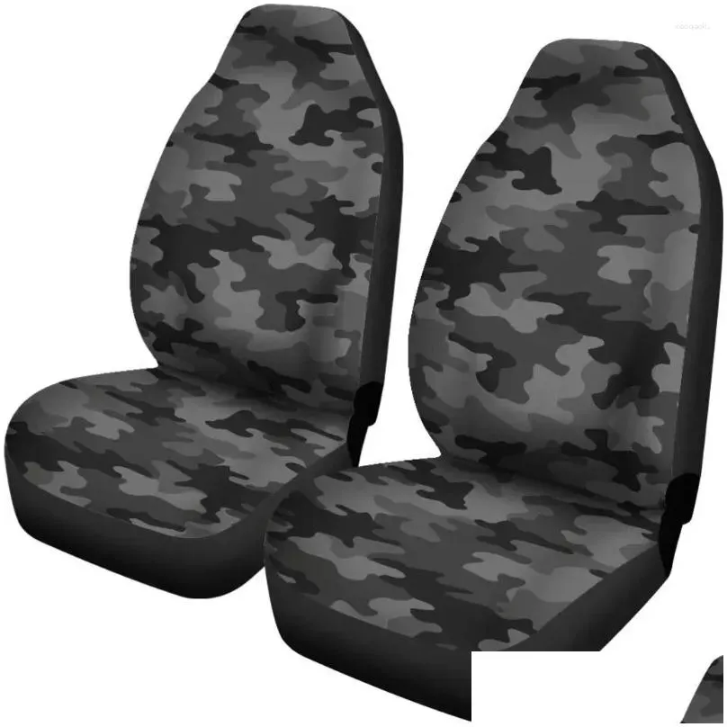 car seat covers 2pcs camouflage set protectors universal fit for suv bucket seats accessory accept customization