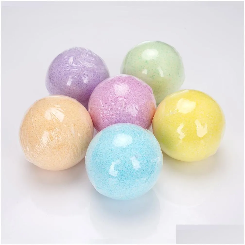 6pcs essential oil scented bubble bath salts bombs birthday gifts women kids 2.1oz*6pcs with essential oil scent