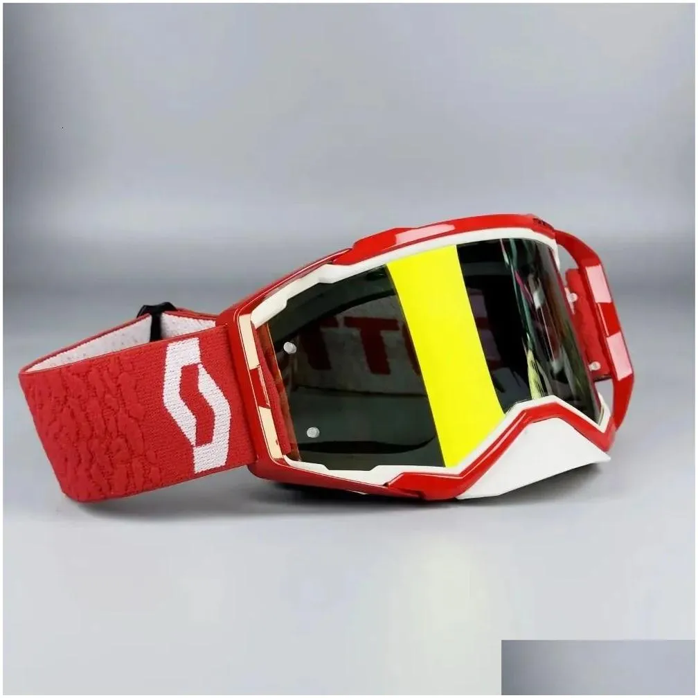 motocross goggles windproof men cycling scooter antifog uv protection outdoor mtb mx motorcycle racing glasses ski mask 240115