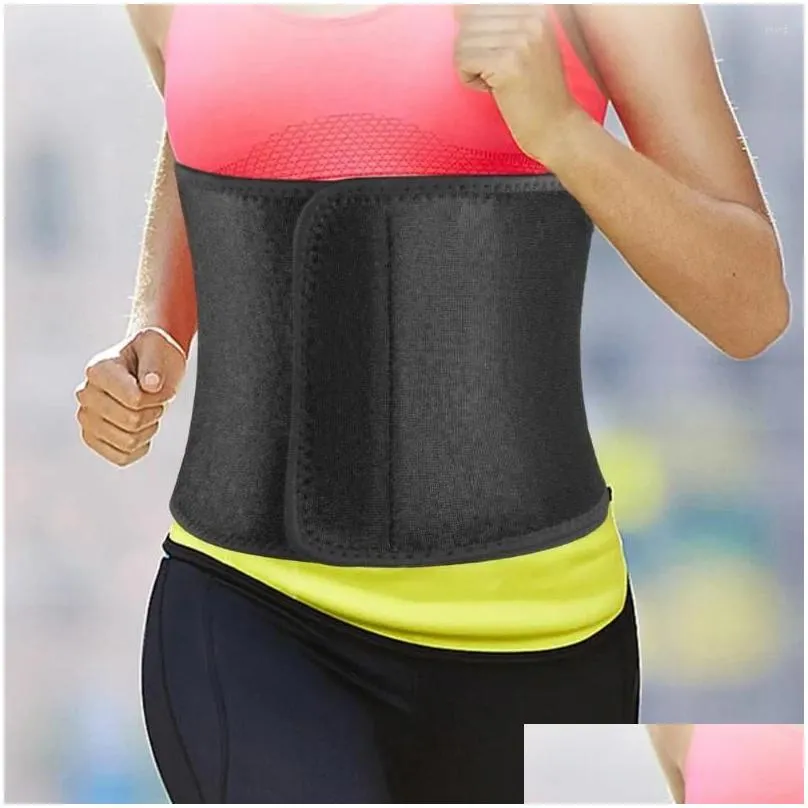 waist support fitness belt waterproof with zipper pocket adjustable fastener tape for a comfortable fit tummy sweat reduction stomach