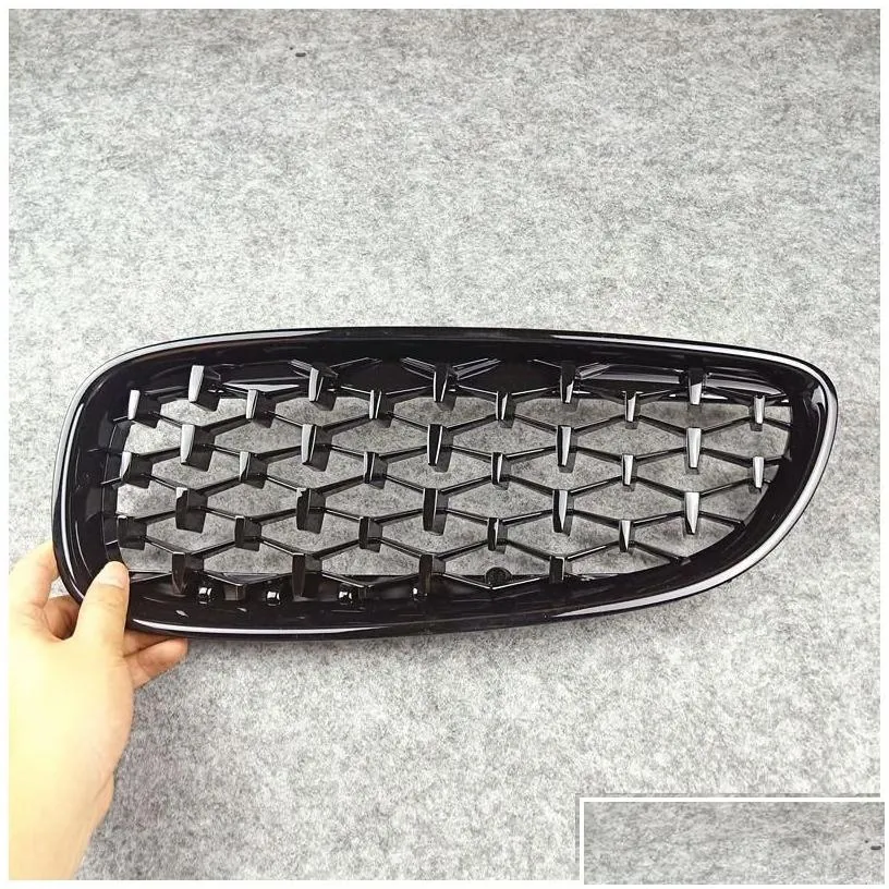 grilles a pair quality diamond kidney grill grille for b m w z4 e89 abs fl glossy black front car tuning racing grills drop delivery