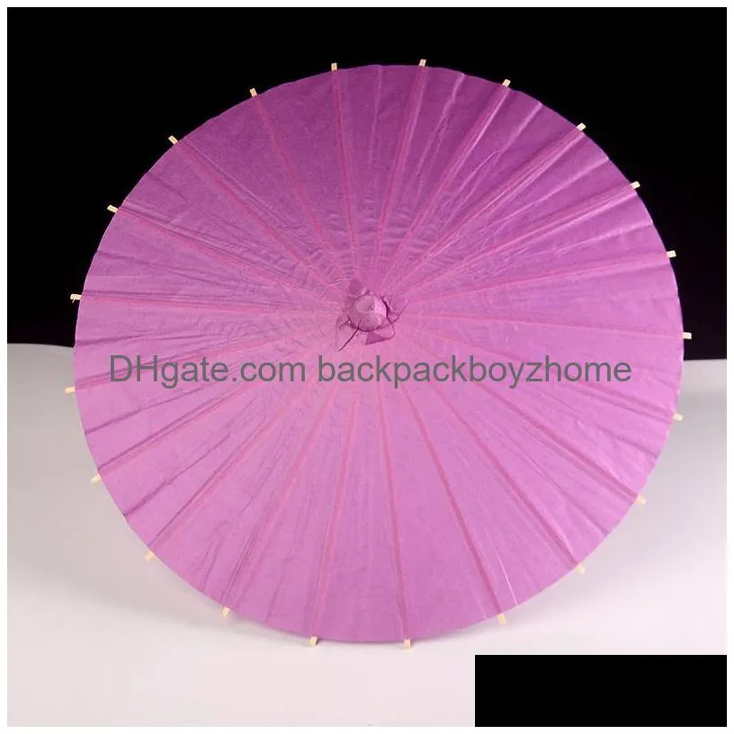 50pcs bridal wedding parasols white paper umbrellas beauty items chinese mini craft umbrella diameter 20/30/40/60/84cm