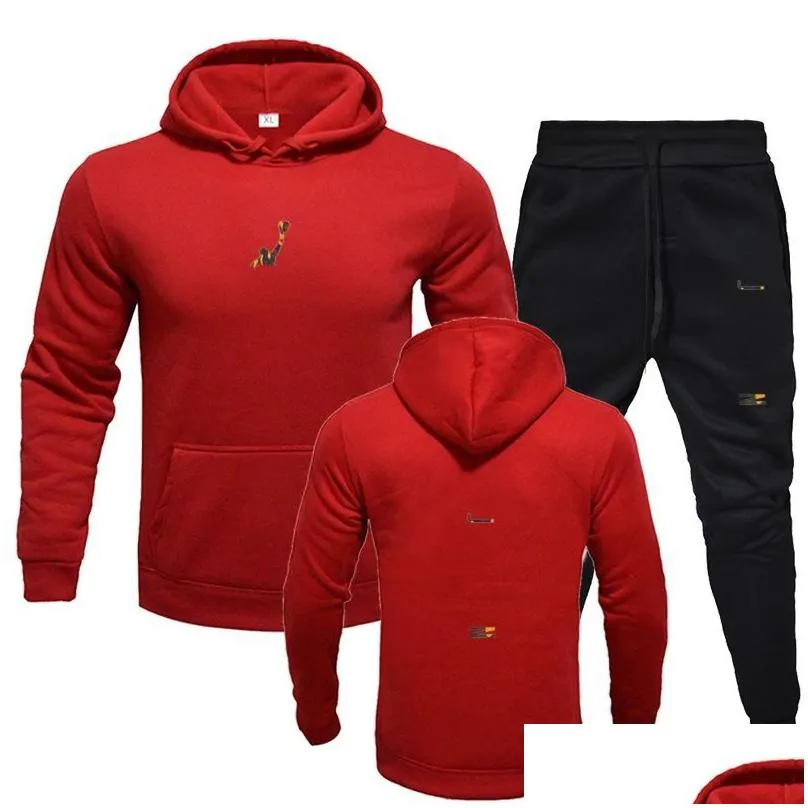 top designer men sport running basketball sport set sport hoodie and trousers sport pants high quality wholesale men and women