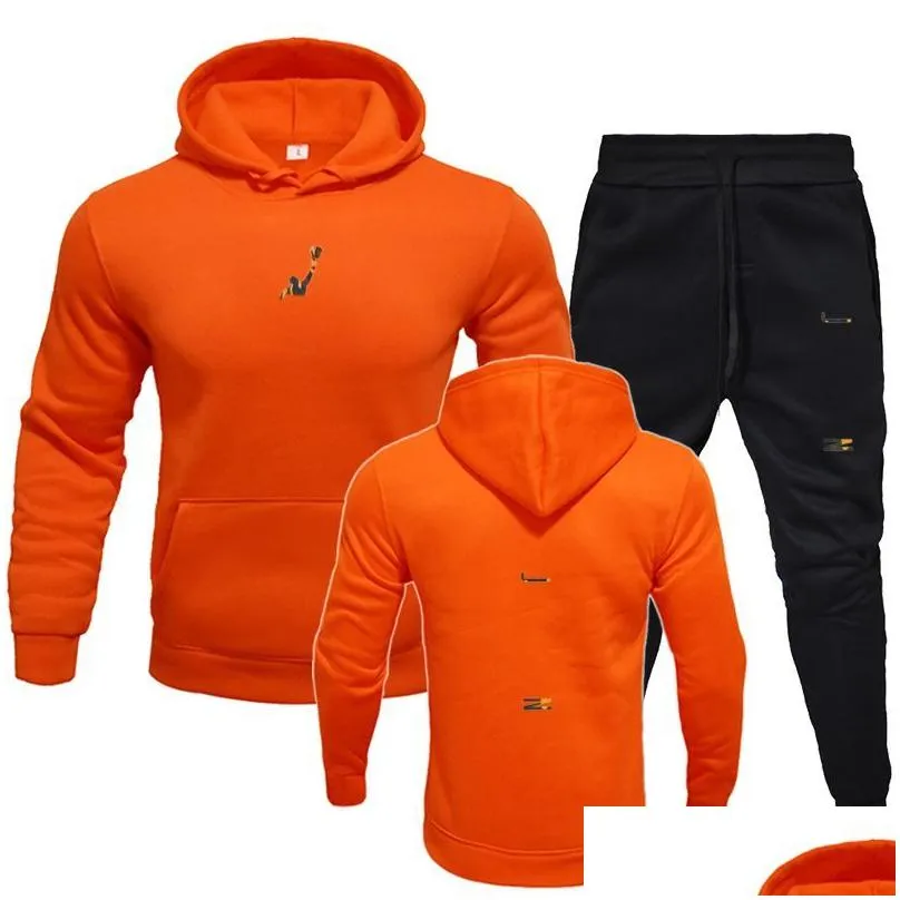 top designer men sport running basketball sport set sport hoodie and trousers sport pants high quality wholesale men and women