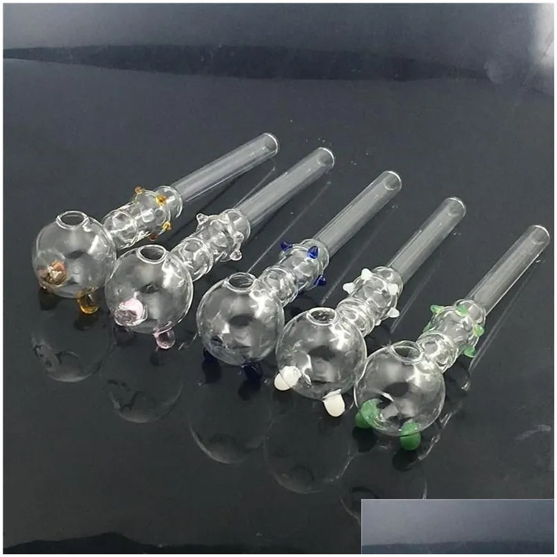 creative 5.5 inch clear straightglass pipe pyrex oil burner pipes glass tube oil burner pipe for smoking tube