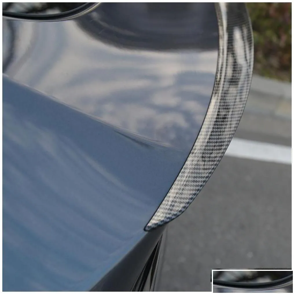 other auto parts modely car trunk wing spoilers for tesla model y spoiler abs carbon fiber matte glossy original factory access dhvfi