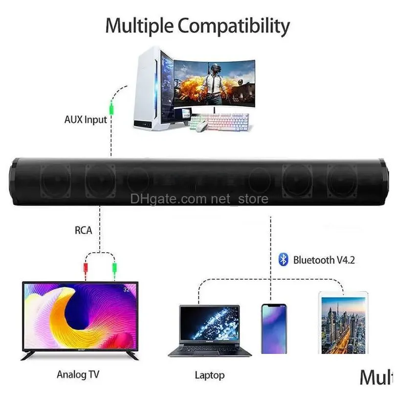 wireless bluetooth tv projector sound bar speaker system er power wired wireless surround stereo home theater cyt0117390686