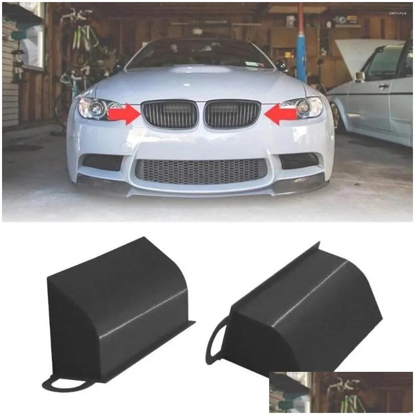 pair car dynamic air scoops flow intake system for e90 91 e92 e93 e84 m3 black