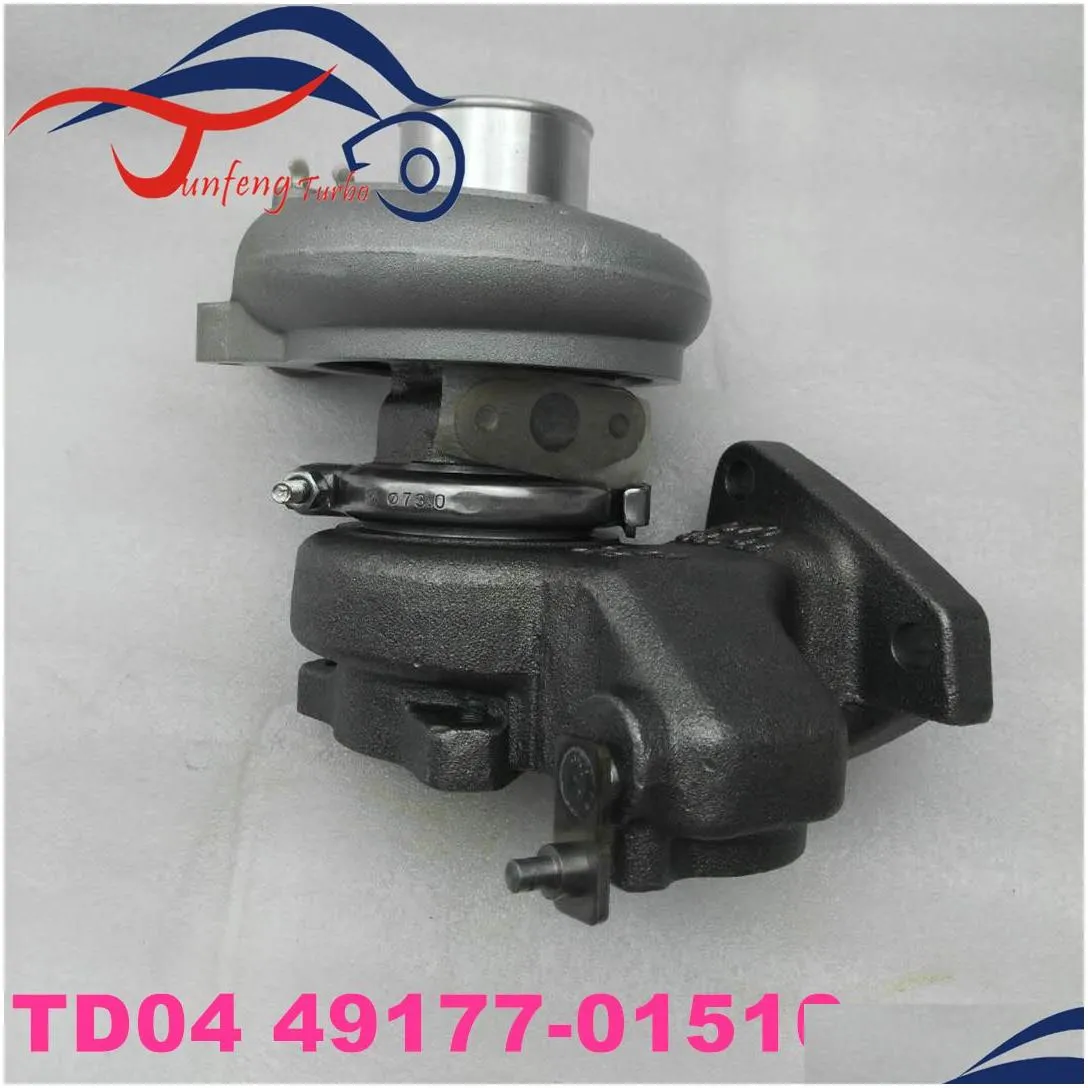 td04 turbocharger used for mitsubishi pajero ii l300 2.5 td with 4d56 engine 49177-01510 49177-01511 md168053