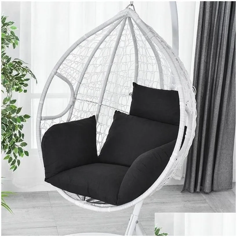 cushion/decorative pillow hanging basket chair cushion swing seat removable thicken egg hammock cradle outdoor back dtt88 201009 drop