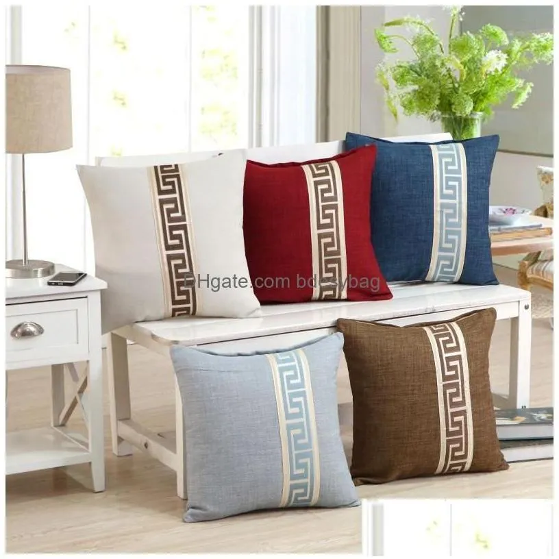 cushion/decorative pillow retro ethnic bohemian style decorative pillow er vintage girl cotton linen throw case for sofa car home drop