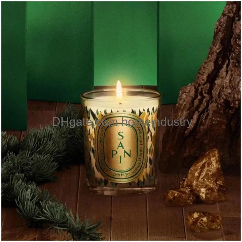 new 2024 190g scented candle including box dip colllection bougie pare home decoration collection item gift box
