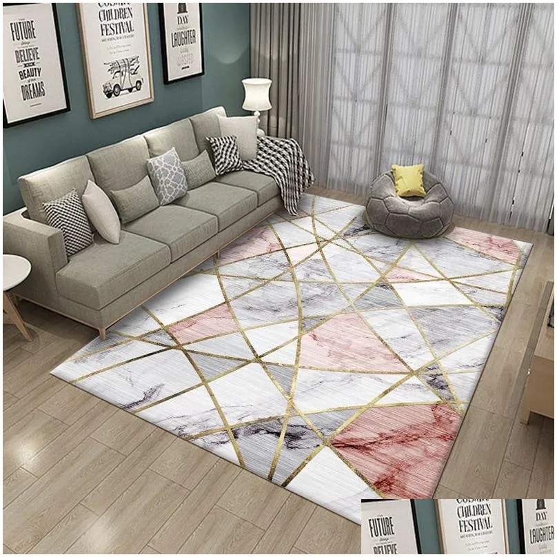 nordic marble carpet for living room area rugs antislip badroom large rug coffee table mat bedroom yoga pad home decor11609840