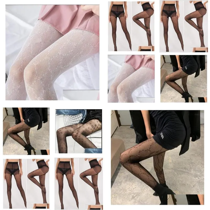 stylish classic letter mesh pantyhose women dance tights night club sexy stockings lady party tight silk g logo high pantyhose