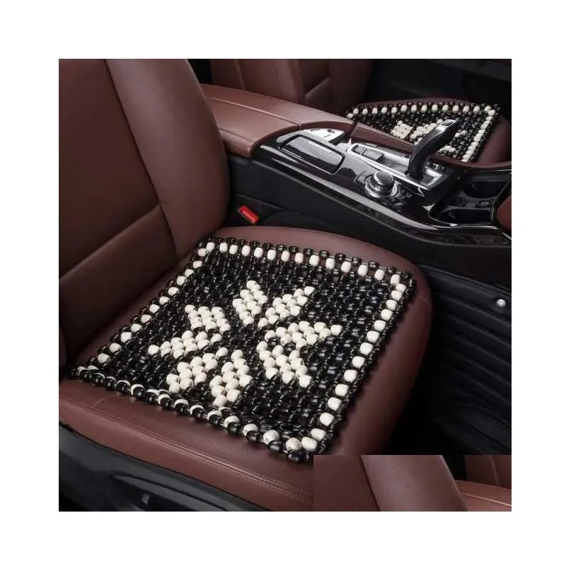 seat cushions car seat covers maple wood bead car seat cushion massage seat mat summer cool breathable office massage seat cover