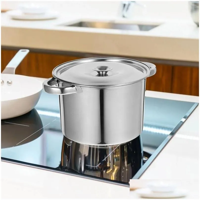 double boilers thicken covered stockpot household stainless steel cooking utensils milk warmer kitchen stew