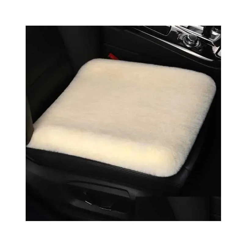 seat cushions car cushion winter warm plush rabbit fur warm and thickened office cushion plush seat cover cushion for bmw e46 e60 e90 f10