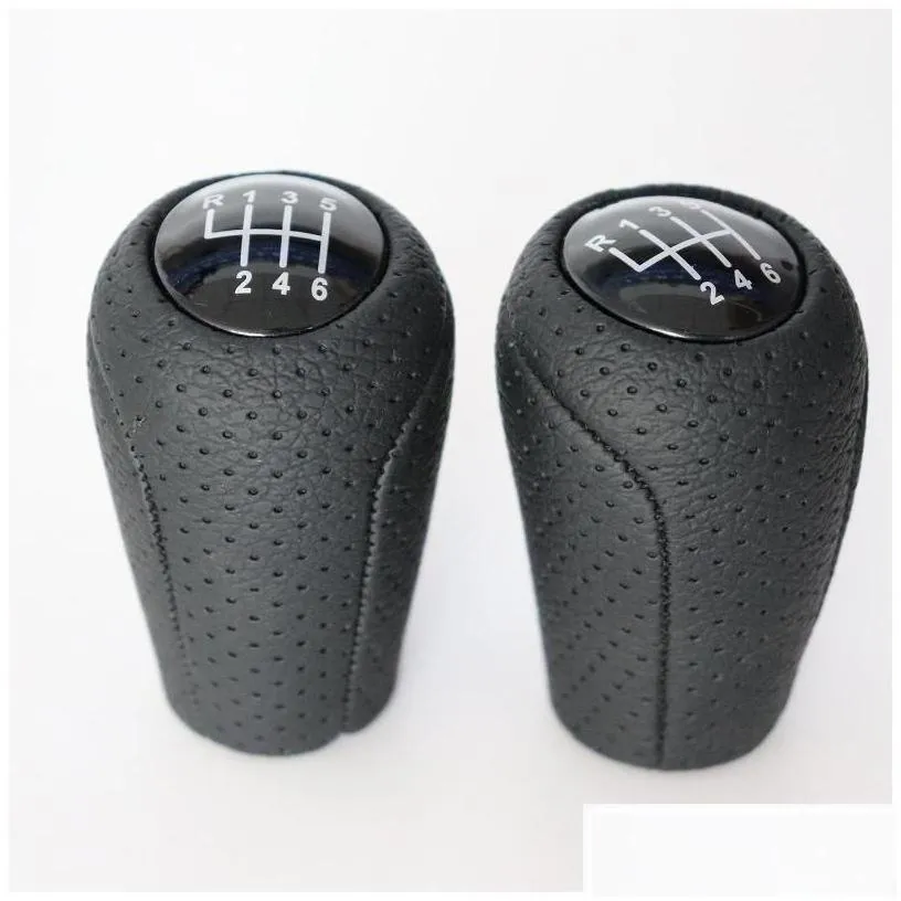 shift knob 5/6 speed gear for mazda 3 bk bl 5 cr cw 6 ii gh cx7 er mx5 nc iii mt leather lever arm stick headball accessory drop del