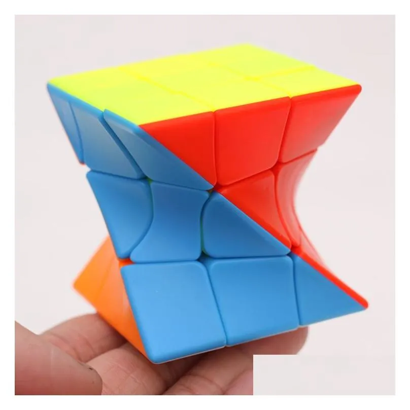 magic math cube irregular magic cube spring brush sticker mirror game cube cylindrical magic square abs multistage intelligent grid cubo piramide cube ring cube