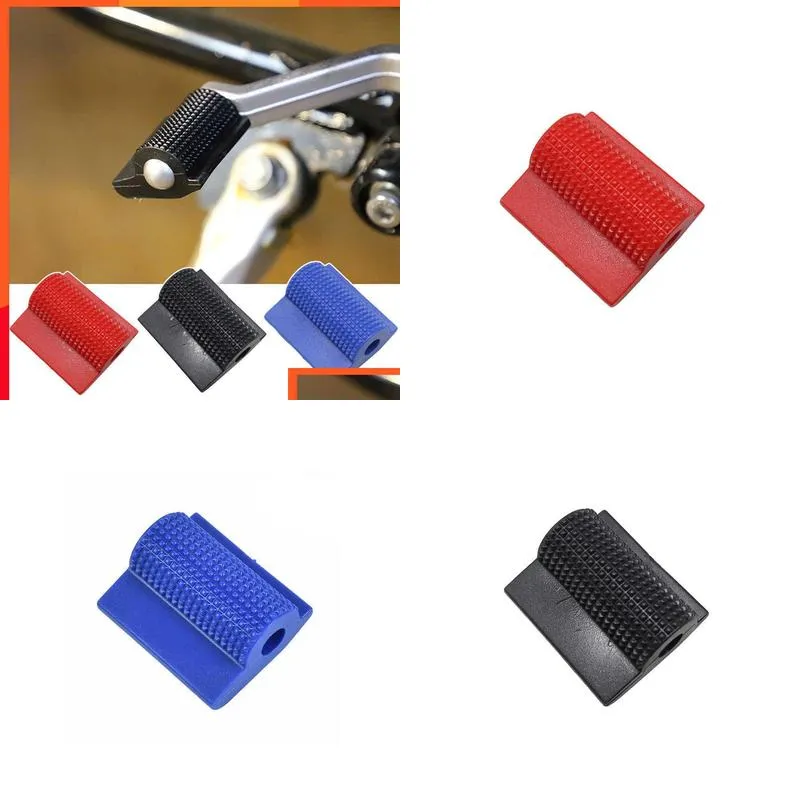 upgrade 1 pcs universal motorcycle shift gear lever pedal rubber cover shoe protector foot peg toe gel motorcycle accessories