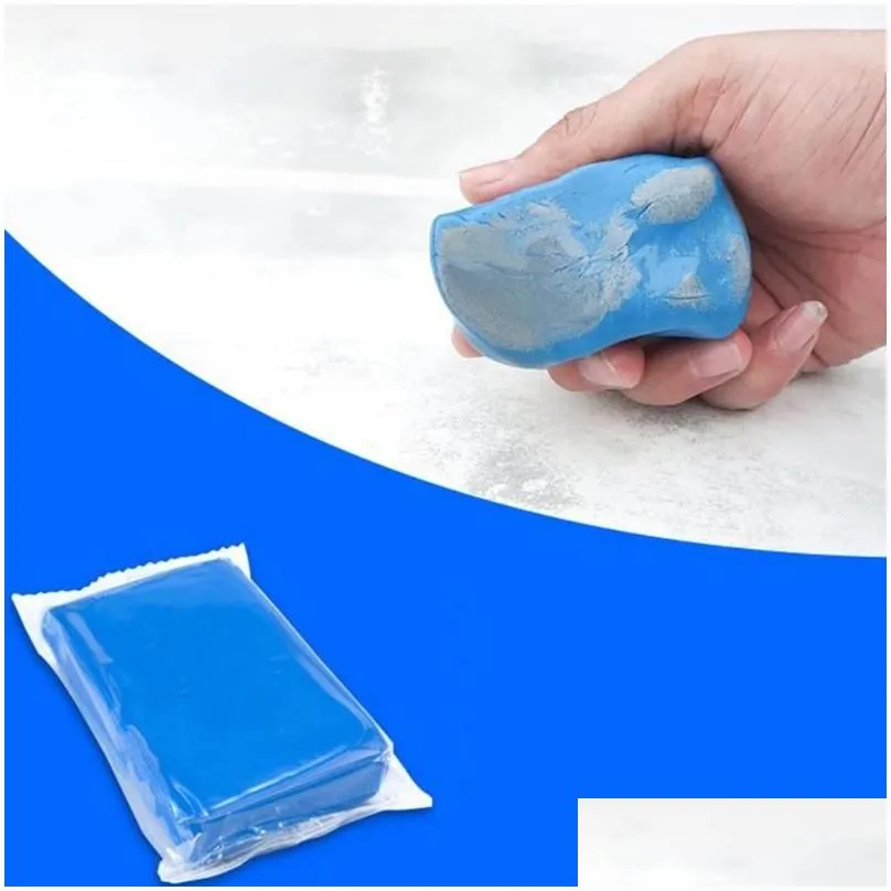 car wash solutions 3/6/10pcs clay cleaning bar detailing waxing polish treatment fine grade blue strong volcanic grinding mud