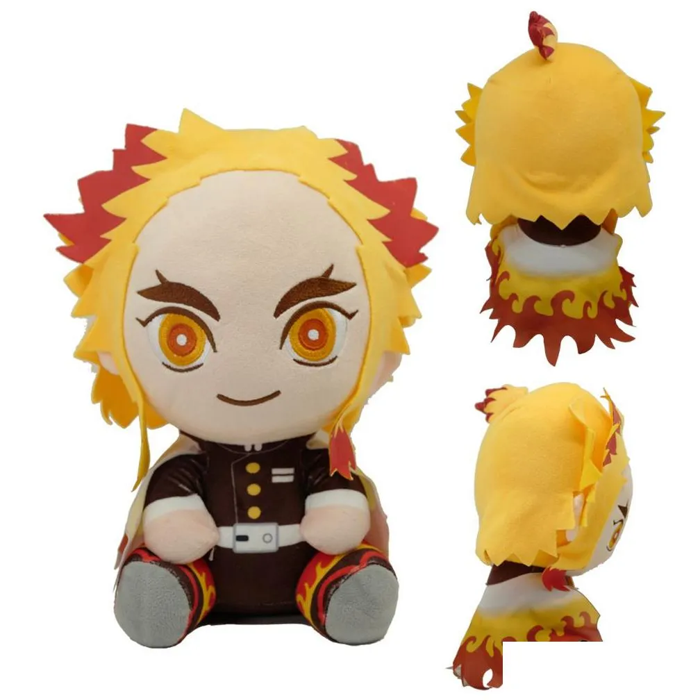 20cm cartoon anime demon slayer toys kazuma tanjiro nidouzi hand donew plush toy kids favorite gift