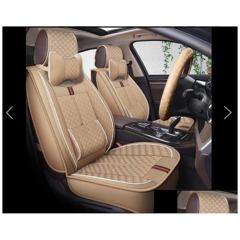 car seat covers autocovers for sedan suv durable leather universal set five seaters cushion mat front and back multi design