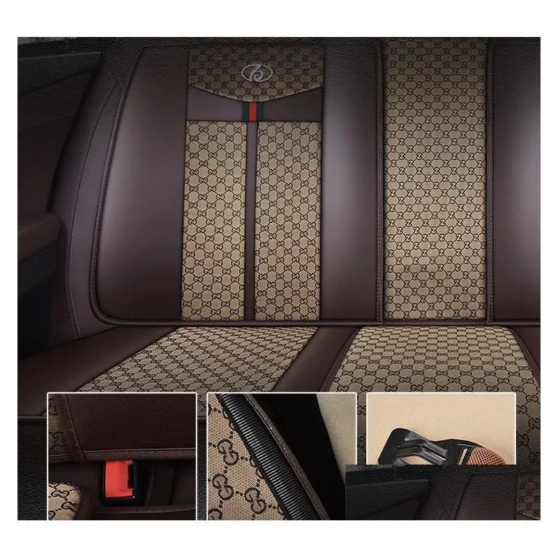 car seat covers autocovers for sedan suv durable leather universal set five seaters cushion mat front and back multi design