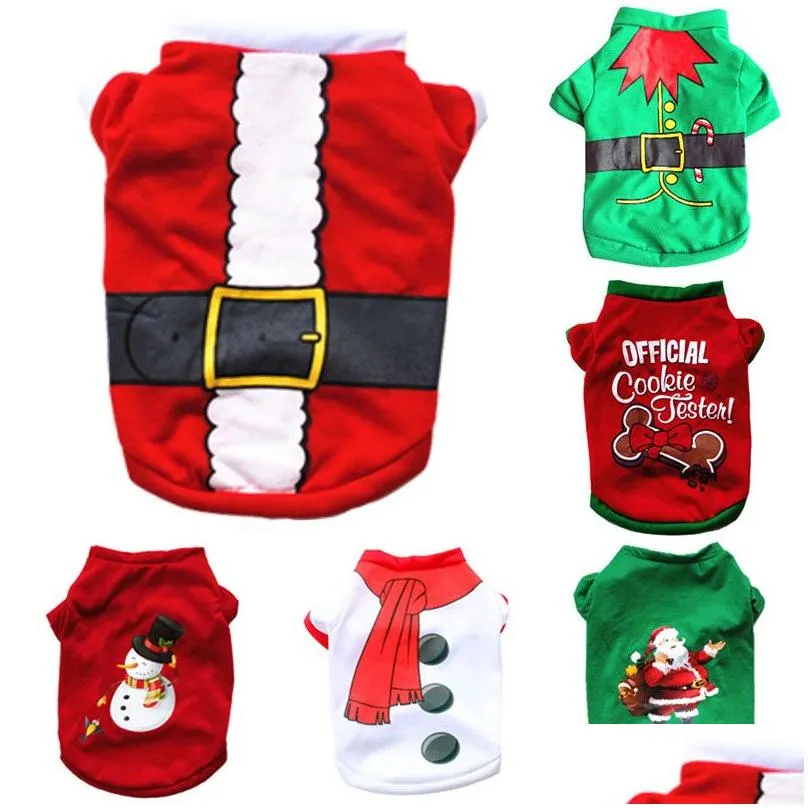new christmas dog apparel pets dogs clothes for small medium dogs costume chihuahua pet shirt warm clothing yorkshire