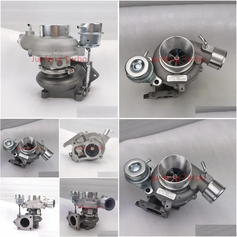 rhf4 upgraded turbocharger vife 8980118923 6 blades billet wheel 44mm x 63 mm with 5 blots flange