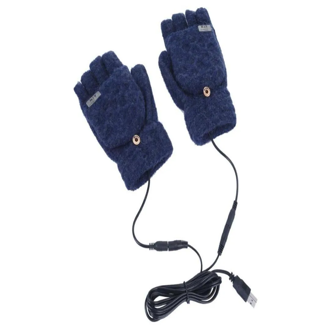ski gloves usb heated knitted heating battery powered outdoor 5v knitting sports winter warmer motorcycle5890367