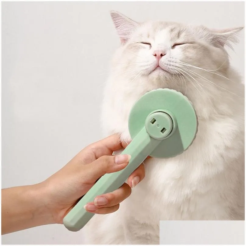 cat comb pet floating hair removes brush cat grooming dog hair massages combs for dogs cats pets supplies