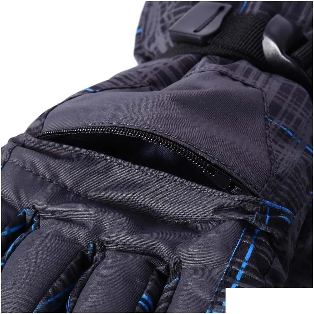 ski gloves with water resistant windproof warm function lightweight and durable, soft, flexible, comfortable and breathable