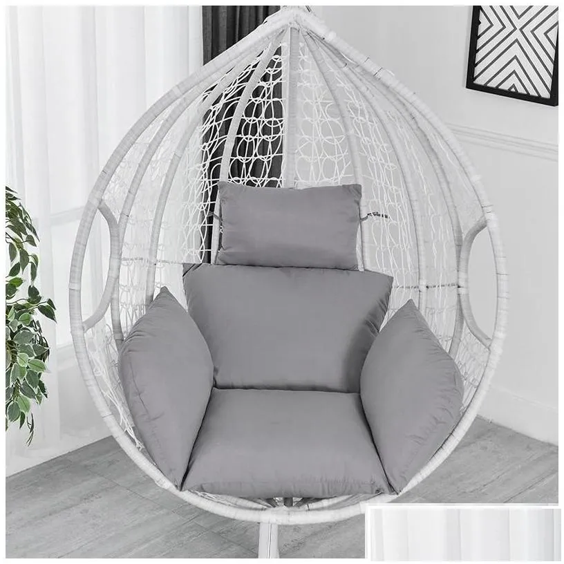 cushion/decorative pillow hanging basket chair cushion swing seat removable thicken egg hammock cradle outdoor back dtt88 201009 drop