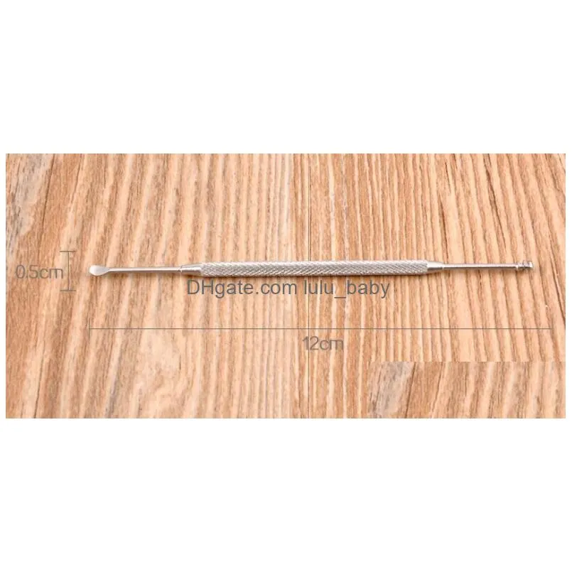 doubleended earpick spiral stainless steel wax curette remover cleaner ear cleaning tool health beauty xb9749278