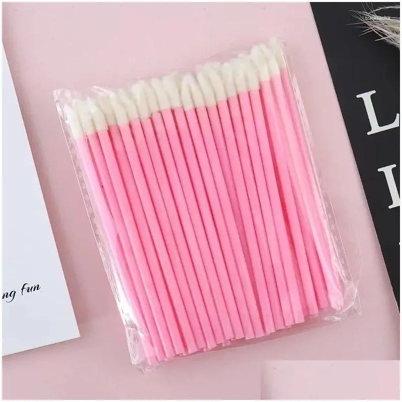 makeup brushes 50 pcs disposable lip brush eyelash mascara applicator lipstick makeups lash extension wands set cosmetic make up tools