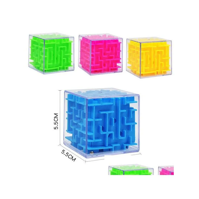 puzzle and early education toys transparent 3d walking beads maze marble intelligence decompression rubix cube toys for adult mirror quality puzzle maze