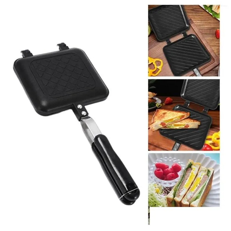pans double sided heating cooking pan waffle cake maker egg for gas stove