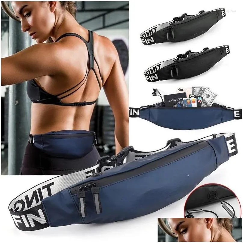 outdoor bags running sports waist bag mobile phone close-fitting invisible multi-function men`s belt fitness