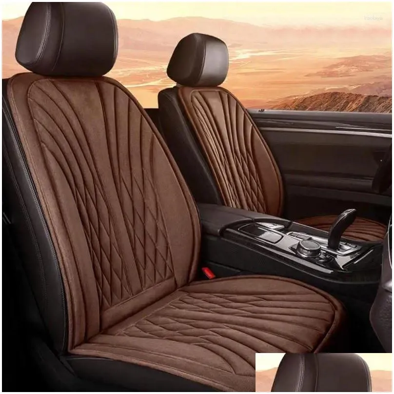 car seat covers cushion with heat 3 gear adjustable auto warm winter universal heating pad fast for cold days