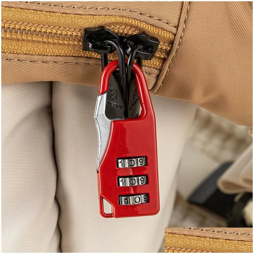 mini dial digit lock number code password combination padlock security travel safe lockpadlock luggage locks