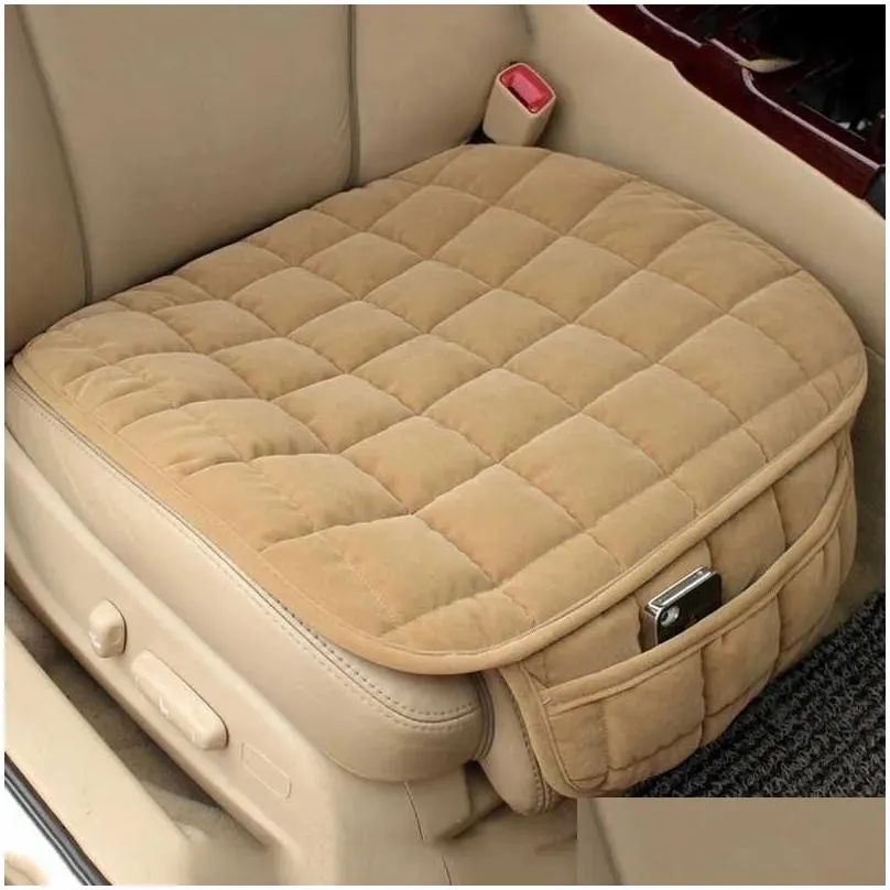 new car seat cover winter warm seat cushion anti-slip universal front chair seat breathable pad for vehicle auto car seat protector