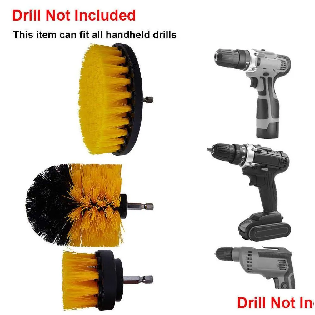 car accessories detailing brush power scrubber drill brushes for car tire wheel rim clean auto air vents cleaning dust remove