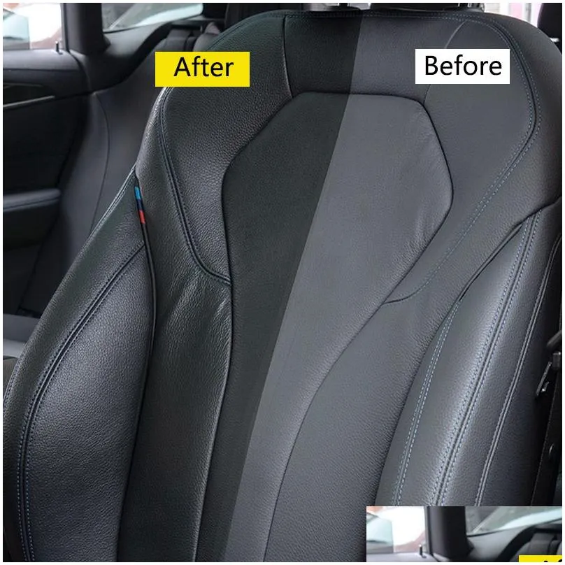 new interior detailer hgkj s3 plastic leather restorer quick coat for car interior refurbish leather renovator conditioner