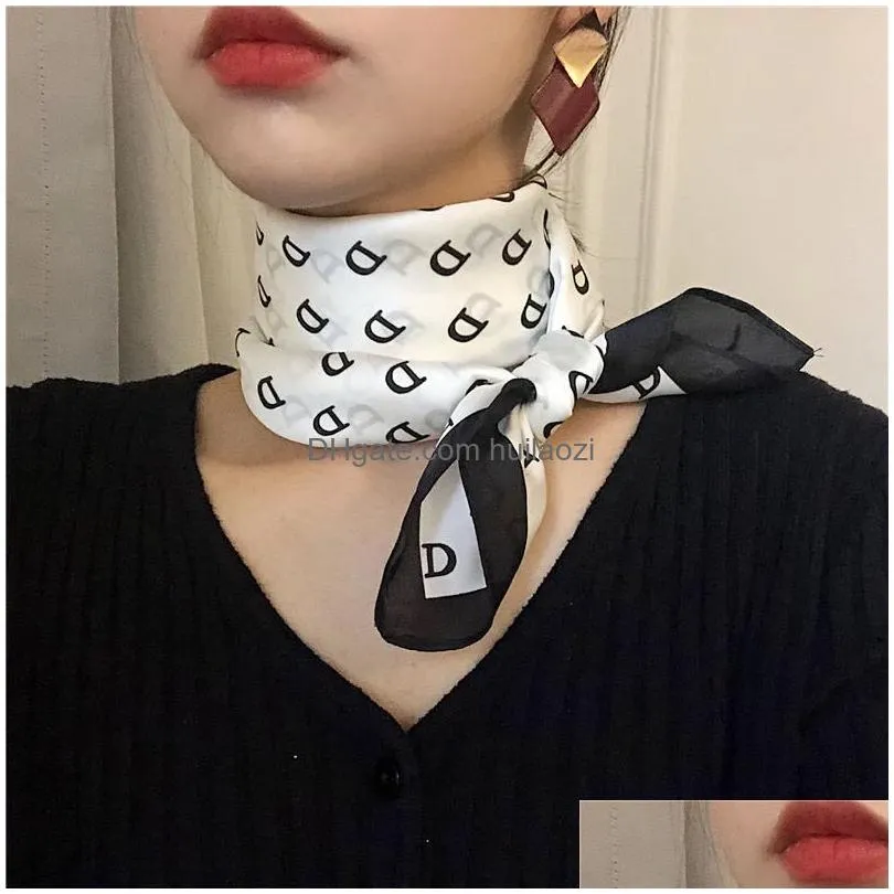 35 styles print small square scarve 70x70cm fashion women summer silk scarf soft ladies square handkerchief party gift