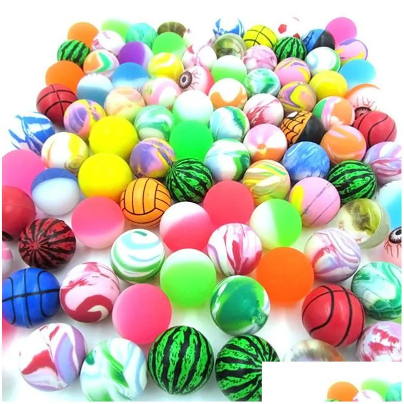 wholesale-10 bouncy  balls birthday party loot bag fillers gifts