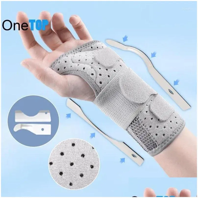 wrist support aluminium plate sheet brace pad protector gym fitness mouse gestures stable durable palm