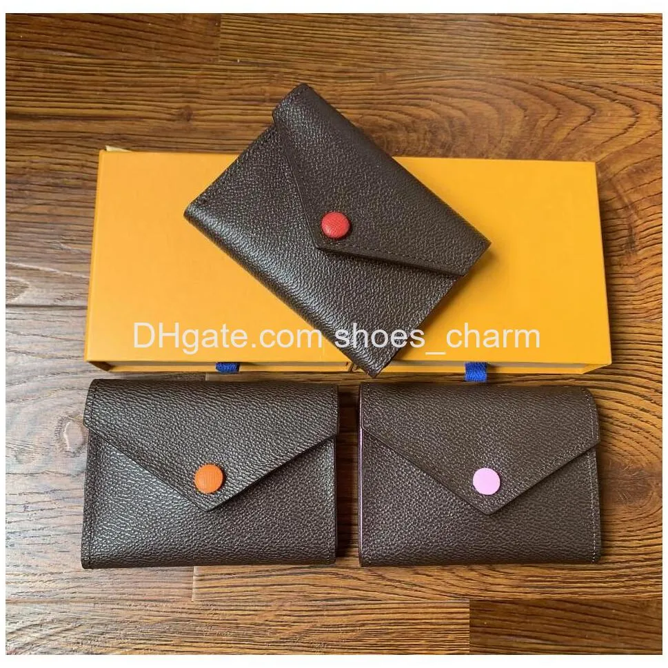 designer wallets classic high-quality women credit card holder bags fashion a variety of styles and colors available wholesale short wallet purse with